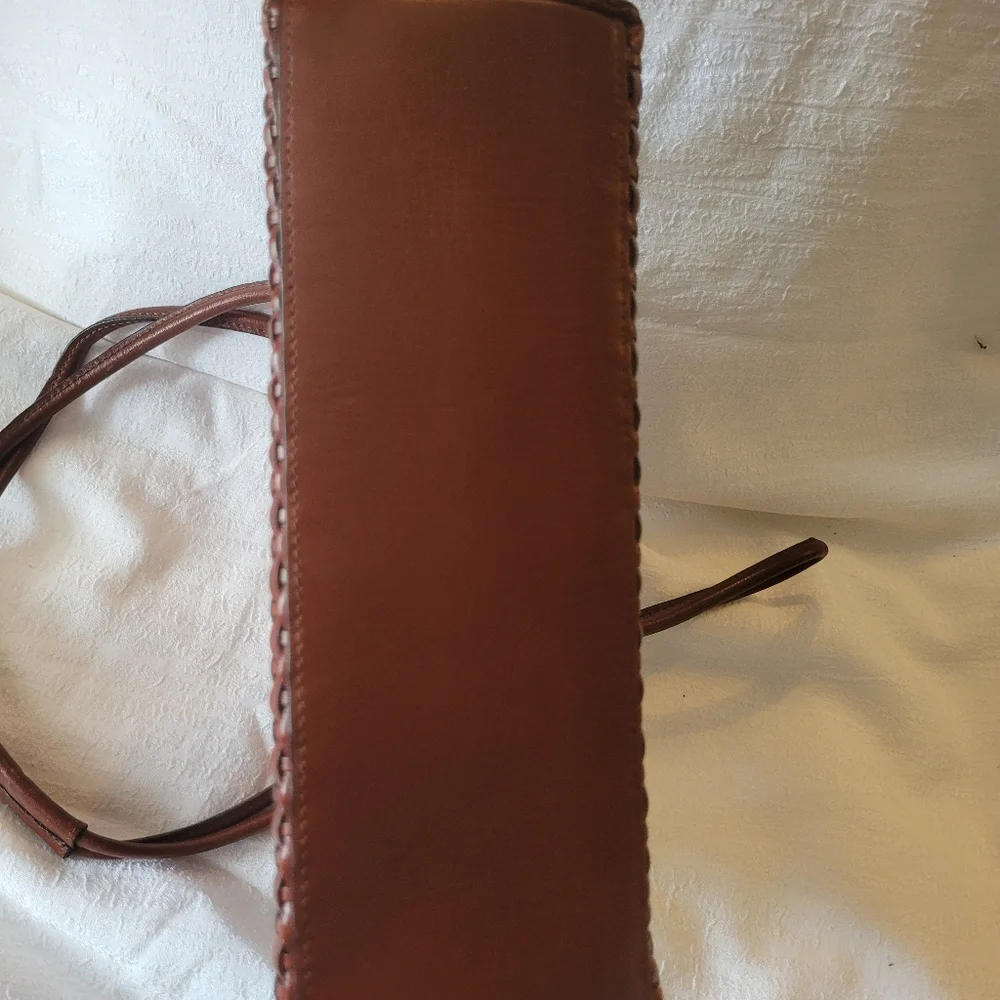 Preston & York Braided leather Handbag Shoulder purse - Picture 6 of 7